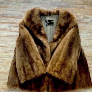 Vintage fur opera coat